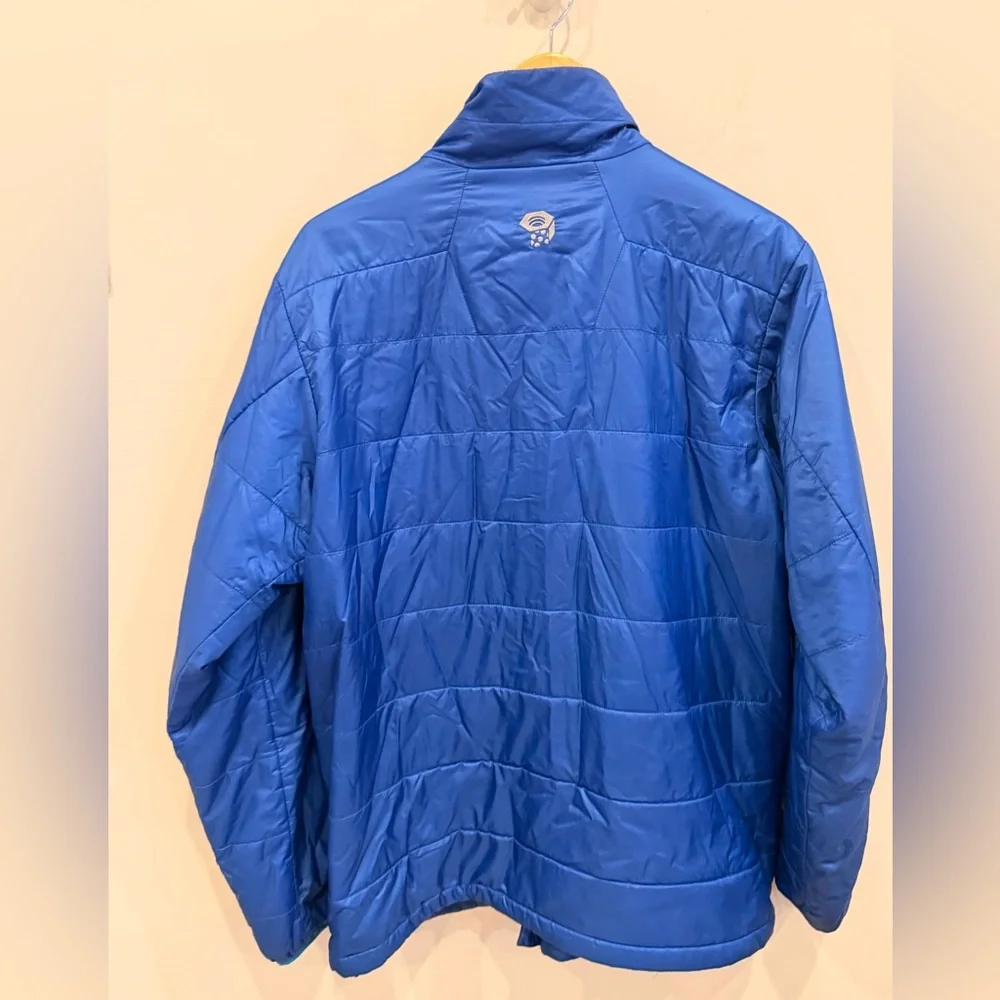 Mountain Hardwear Thermostatic‎ Jacket Mens L Blue Thermal.Q Lightweight Puffer